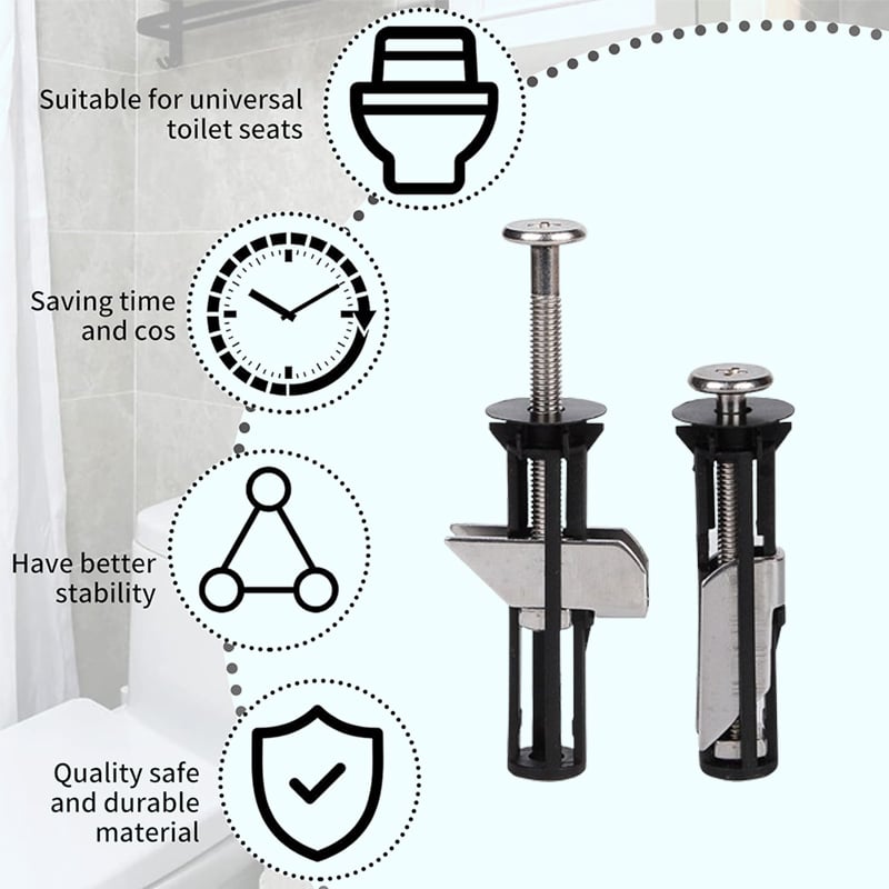 Heavy Duty Toilet Seat Fixing Screws