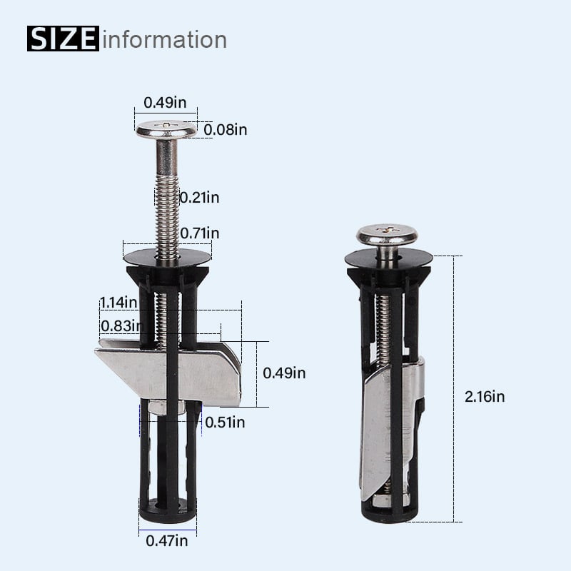 Heavy Duty Toilet Seat Fixing Screws