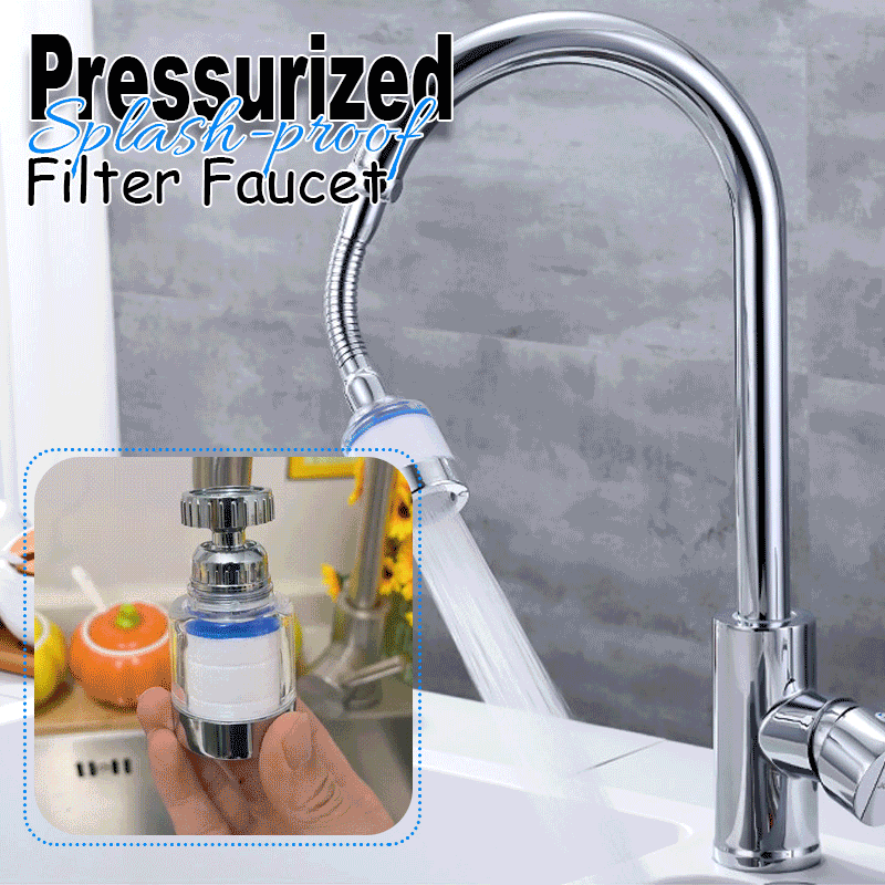 Pressurized Splash‑proof Filter Faucet Nozzle