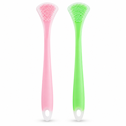 Clean Tongue Instantly! 3-in-1 Silicone Scraper